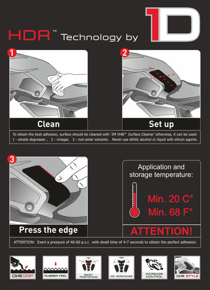 OneDesign Tank Grip For Honda Africa Twin Adv.Sport (2018-) 