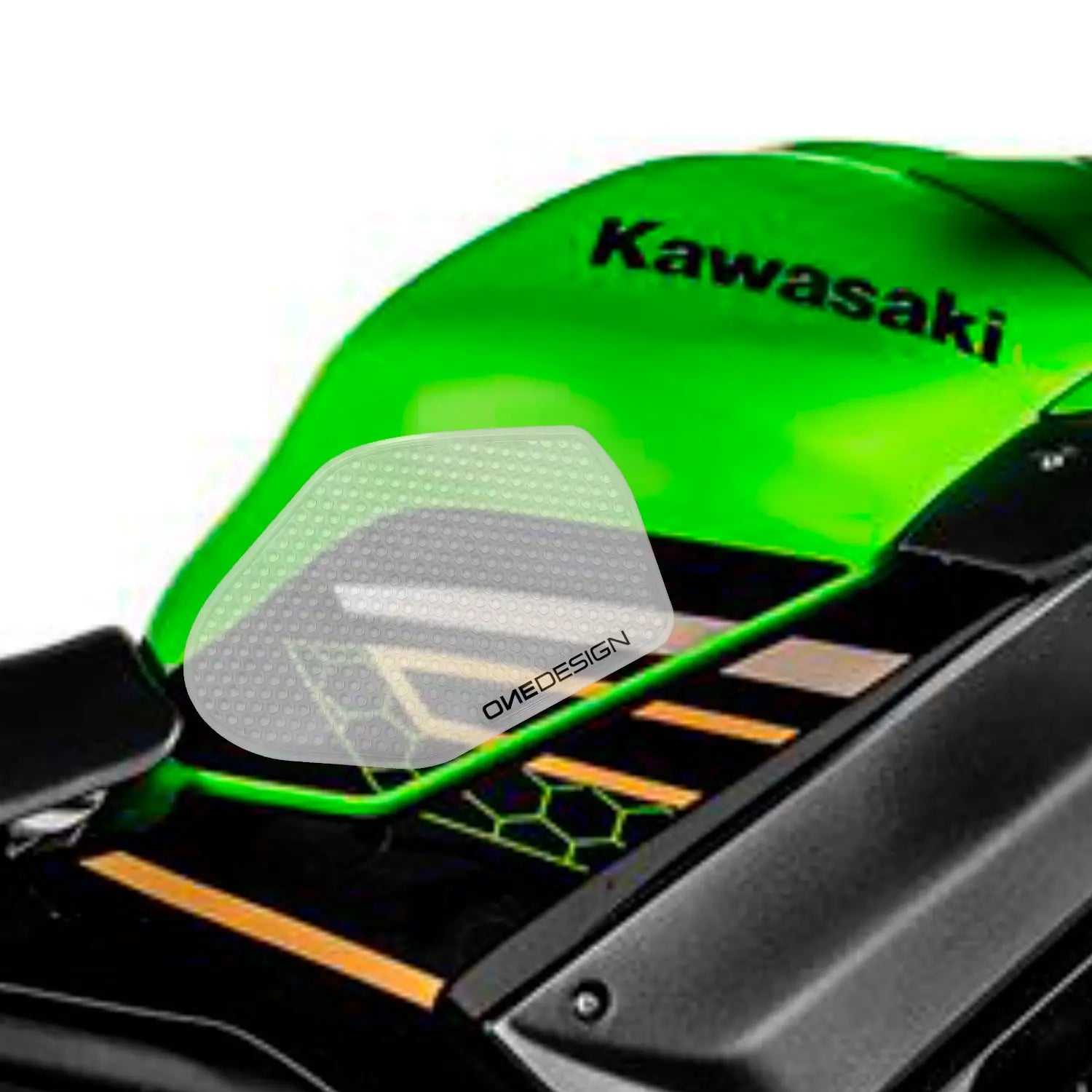 OneDesign Tank Grip For Kawasaki Ninja 650 (2017-2022) 