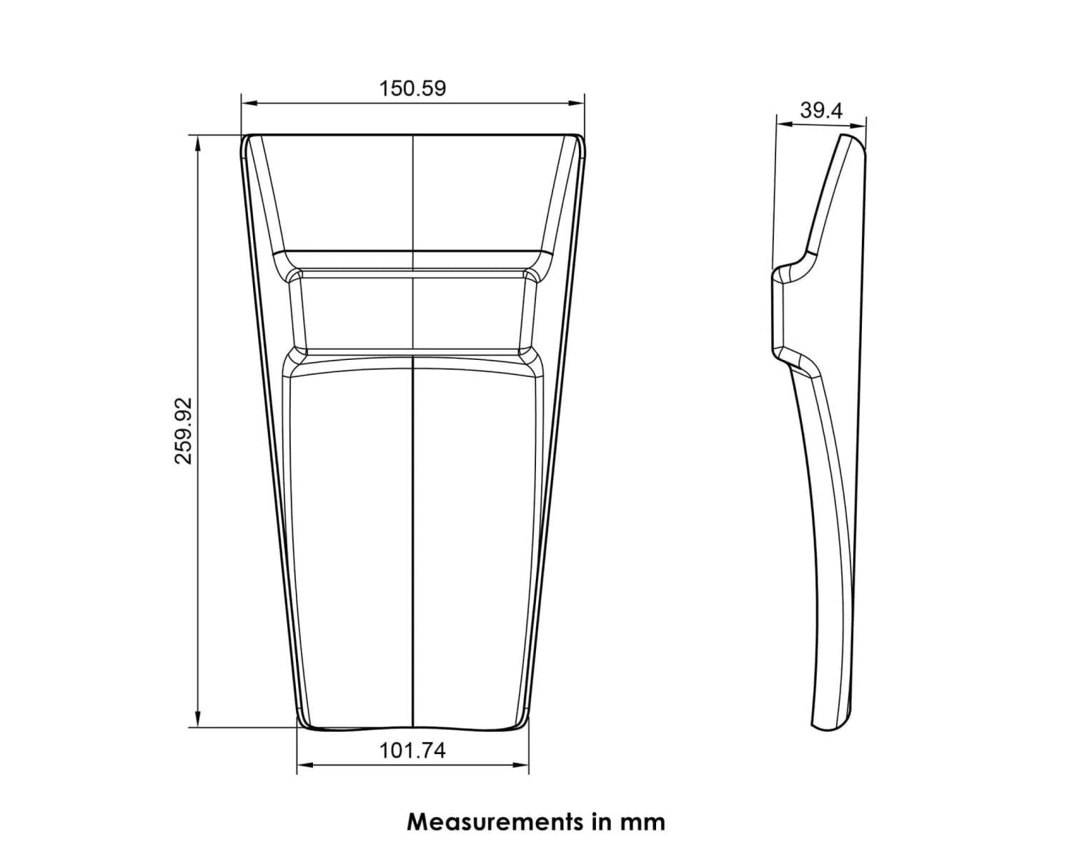 Pyramid Shock Shield for Triumph Tiger 900 Pyramid