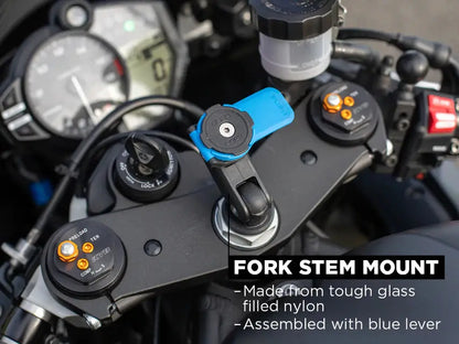 Quad Lock Motorcycle Fork Stem Mount 