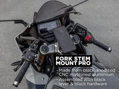 Quad Lock Motorcycle Fork Stem Mount 