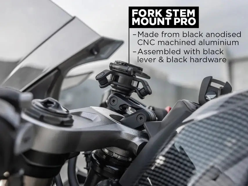 Quad Lock Motorcycle Fork Stem Mount 