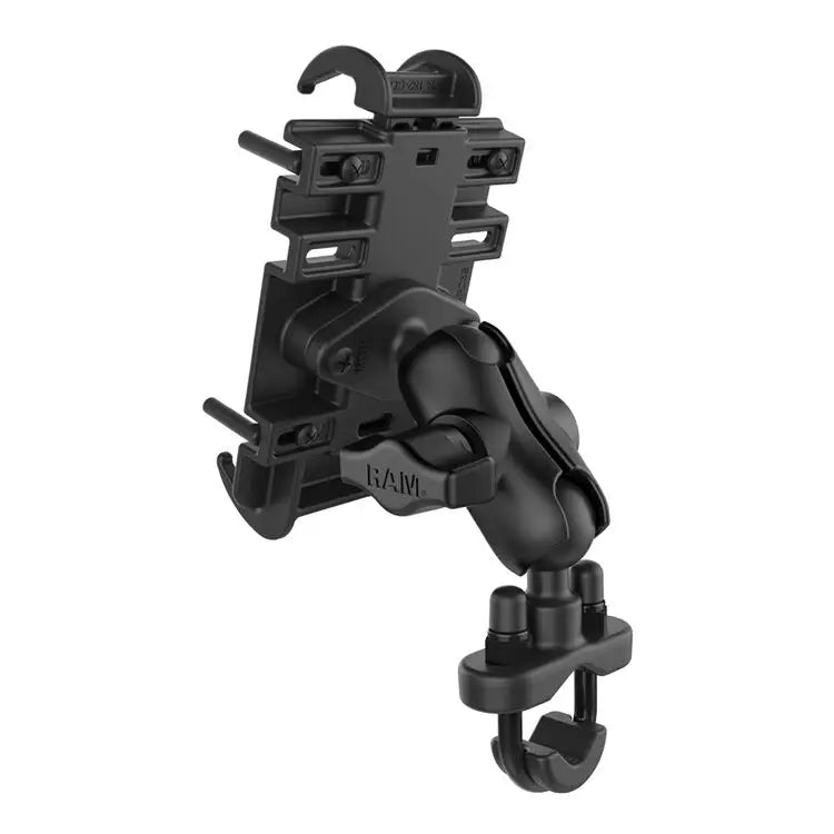 RAM Mount Quick-Grip Phone Mount with Handlebar U-Bolt Base 