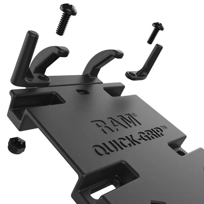 RAM® Quick-Grip™ XL Phone Mount with Handlebar U-Bolt Base - Short 