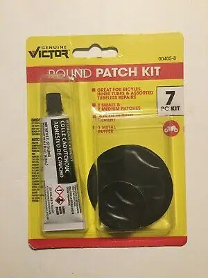 Victor TYRE REPAIR - ROUND PATCH KIT (CEMENT + PATCH) 
