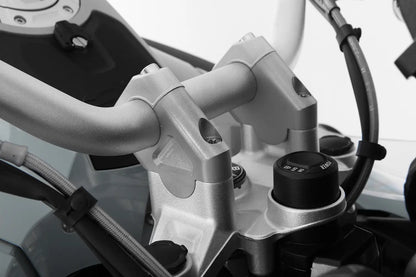 Wunderlich Handlebar Riser Ergo+ For R Series GS (40mm) (Silver) 