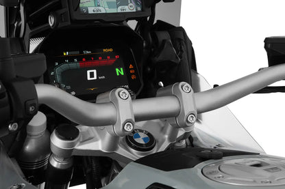 Wunderlich Handlebar Riser Ergo+ For R Series GS (40mm) (Silver) 