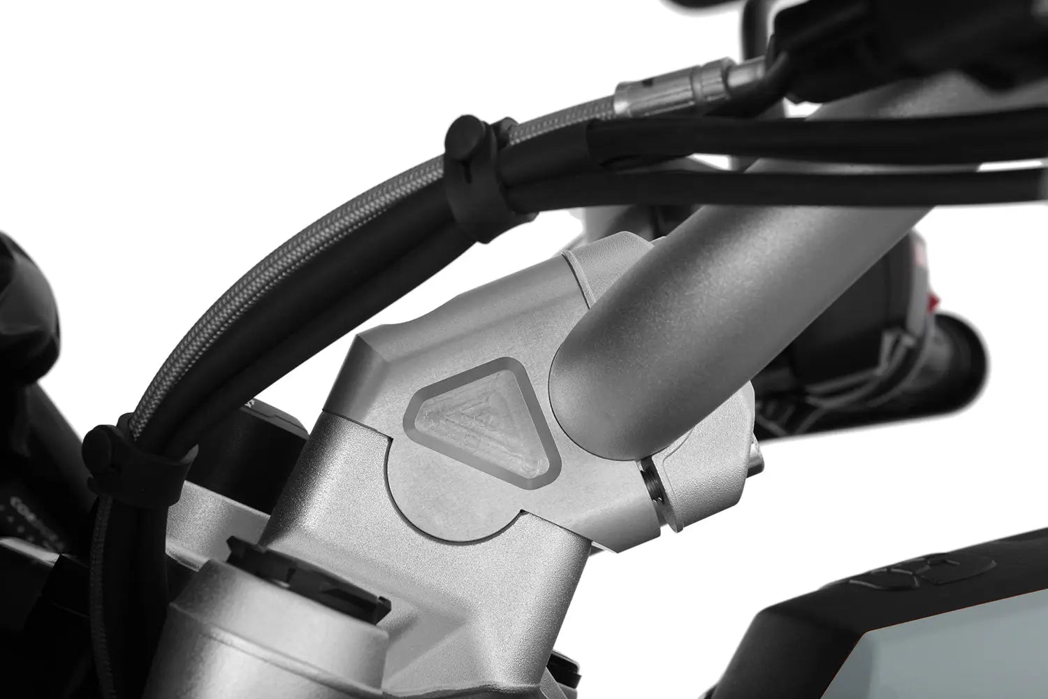 Wunderlich Handlebar Riser Ergo+ For R Series GS (40mm) (Silver) 