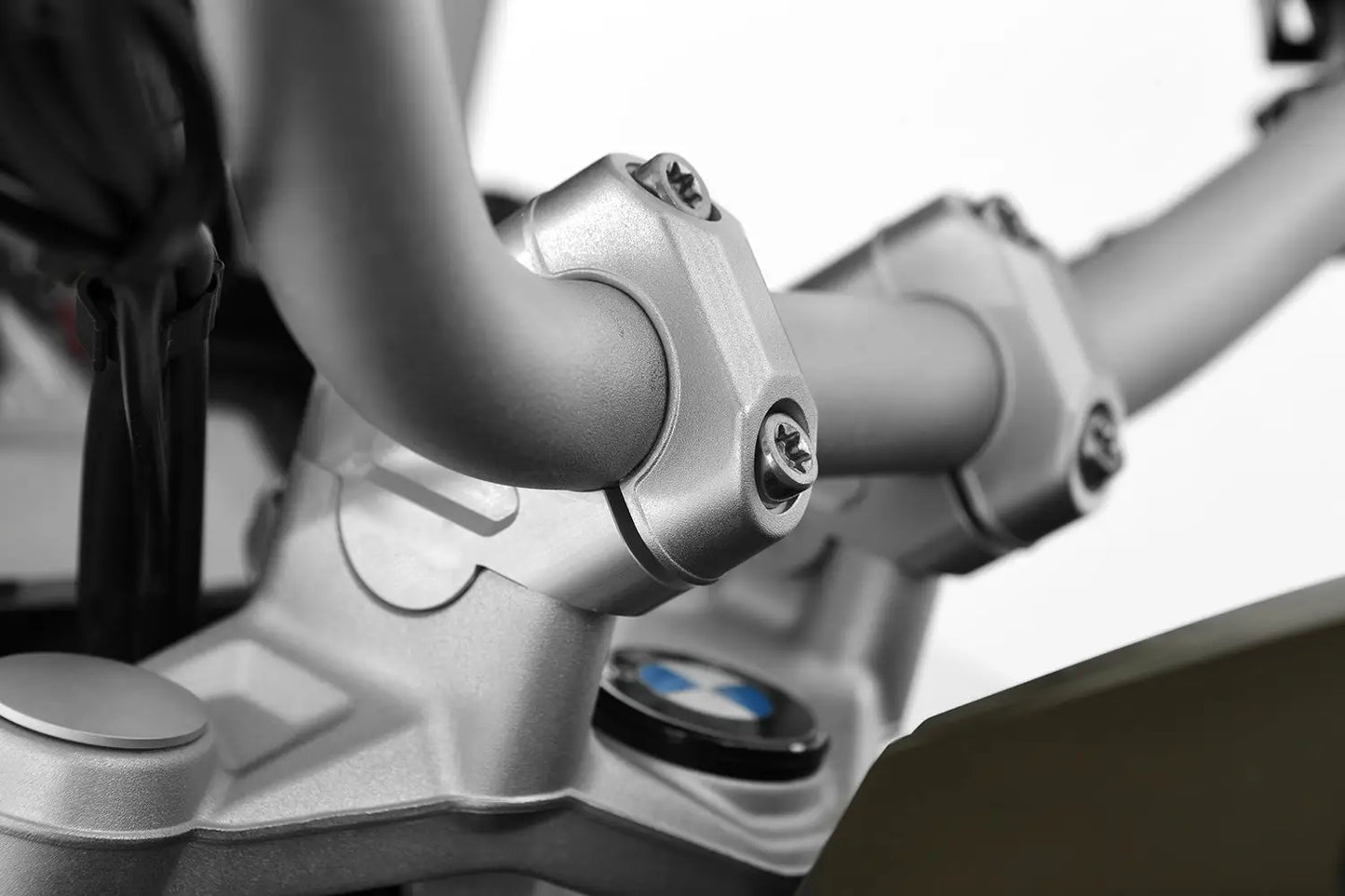Wunderlich Handlebar Riser Ergo+ For R Series GS (40mm) (Silver) 