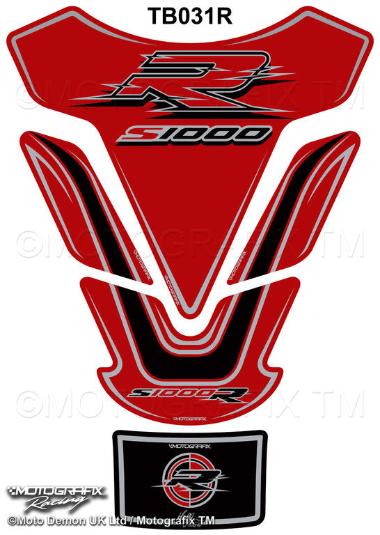 Motografix 3D Gel Tank Pad Protector For BMW S1000R (2017-20) Motografix
