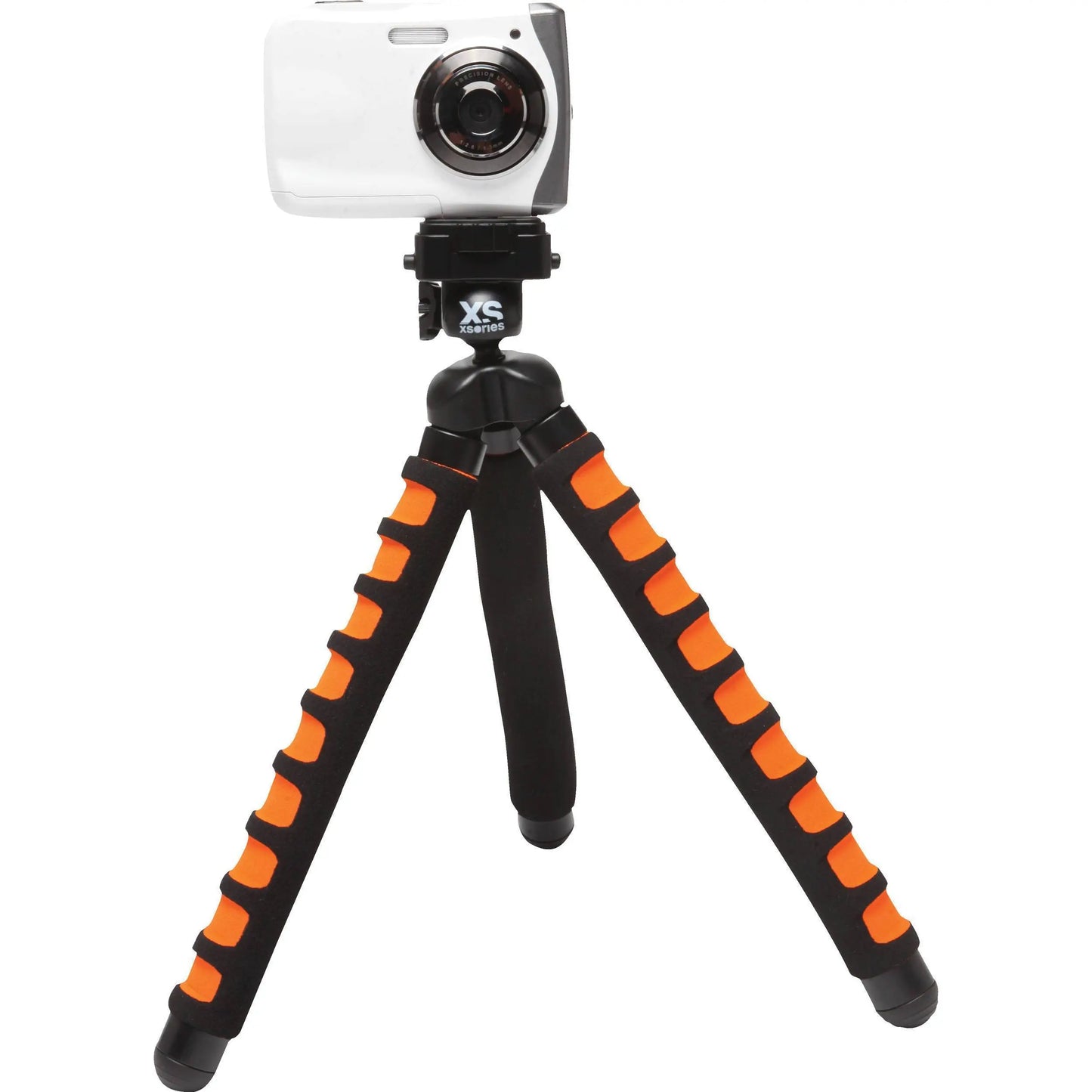 Camera Accessories - X-Sories Big Bendy Tripod With Ball Head (Colors Available In Black-Orange, Grey & Red)