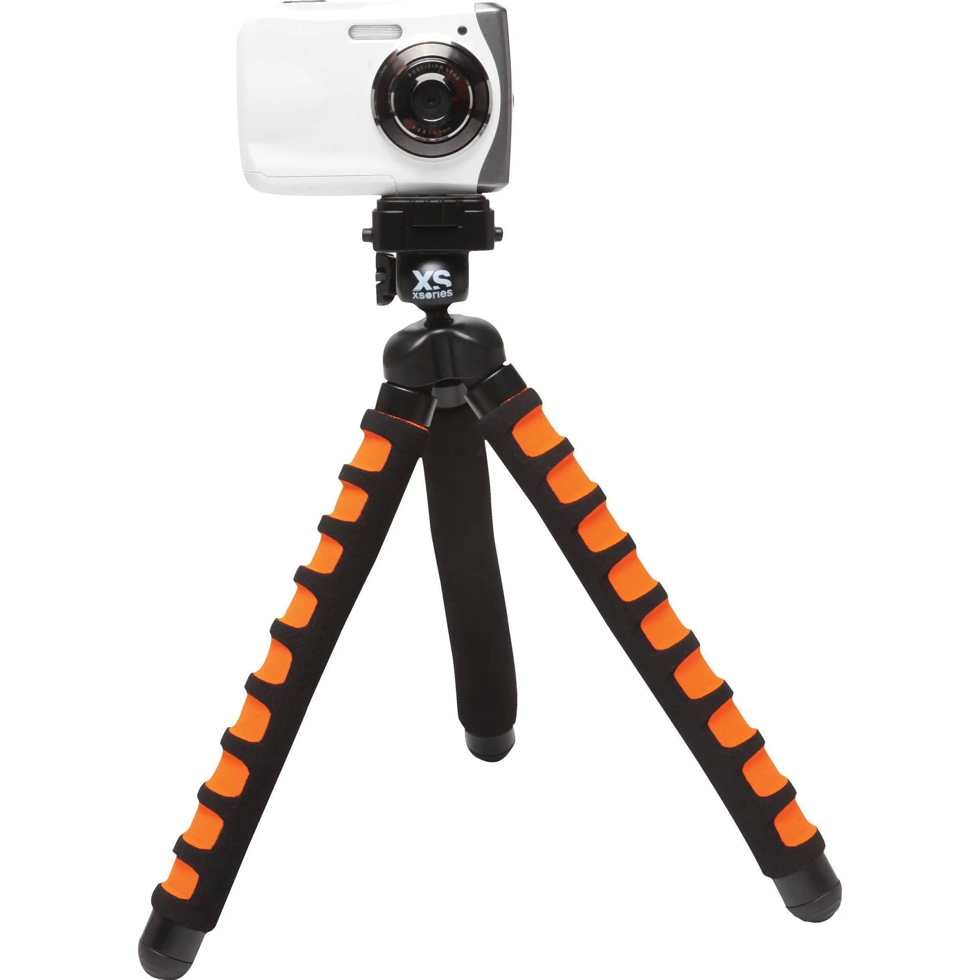 Camera Accessories - X-Sories Big Bendy Tripod With Ball Head (Colors Available In Black-Orange, Grey & Red)