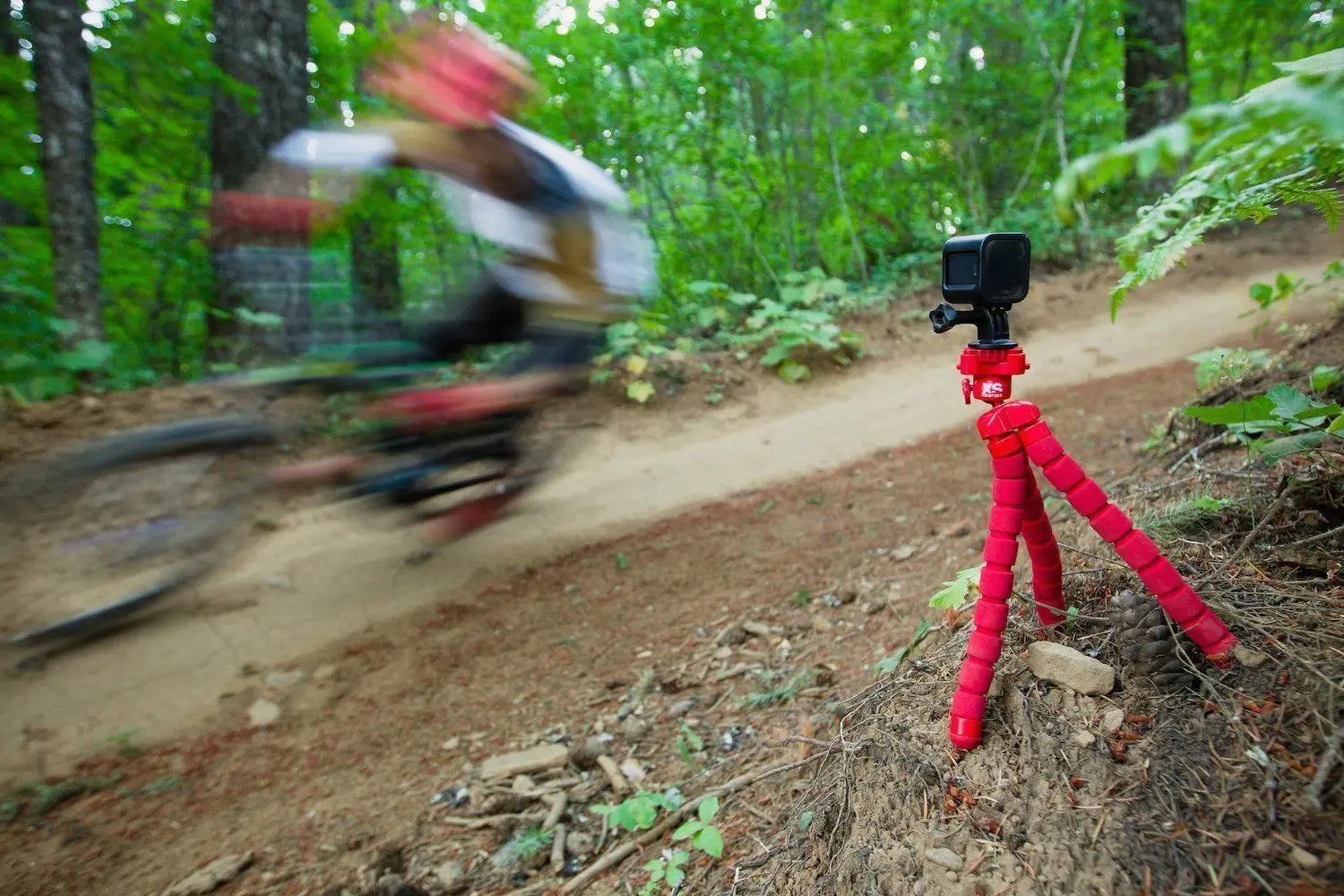 Camera Accessories - X-Sories Big Bendy Tripod With Ball Head (Colors Available In Black-Orange, Grey & Red)