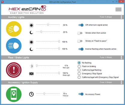 HEXEZCAN GEN2 Accessory Manager for BMW S1000XR / F750/F850GS/GSA / K1600 / F900 HEXEZCAN