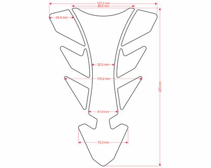 OneDesign Ducati Tank Pad onedesign