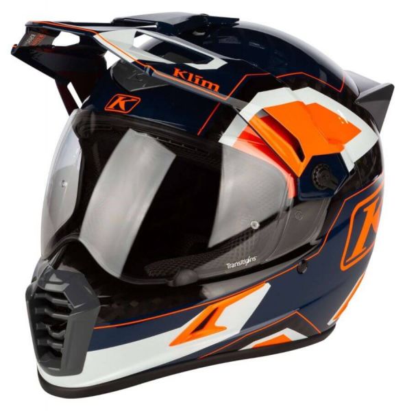 Klim Krios Pro Karbon Adventure Helmet (Orange) klim