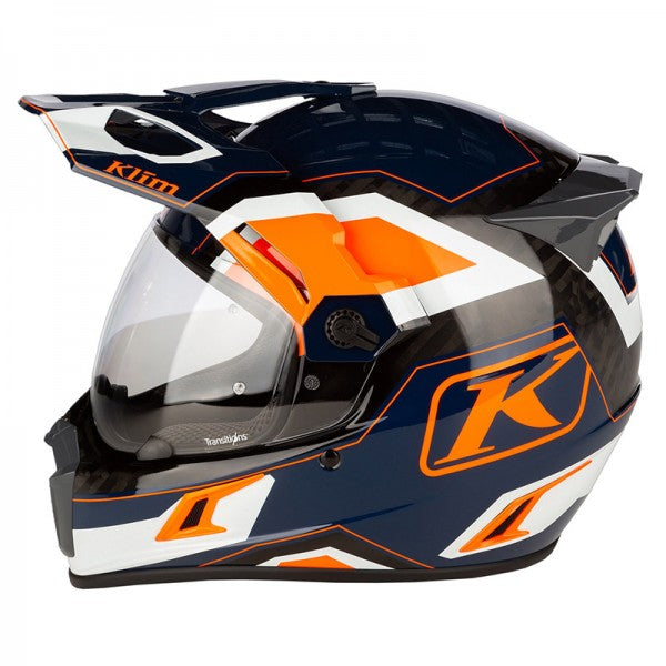 Klim Krios Pro Karbon Adventure Helmet (Orange) klim