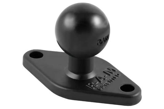 Mobile Mounts - RAM Base - 2.43" X 1.31" Diamond Ball Base With 1" Ball
