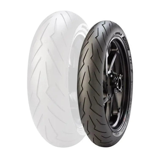 Pirelli Tyres | Motorcycle Tyres - Pirelli Diablo Rosso III Tyre's (Sizes Available- 120/70 ZR 17, 180/60 ZR 17, 180/55/ZR17 73W,190/55 ZR 17 & 200/55 ZR 17)