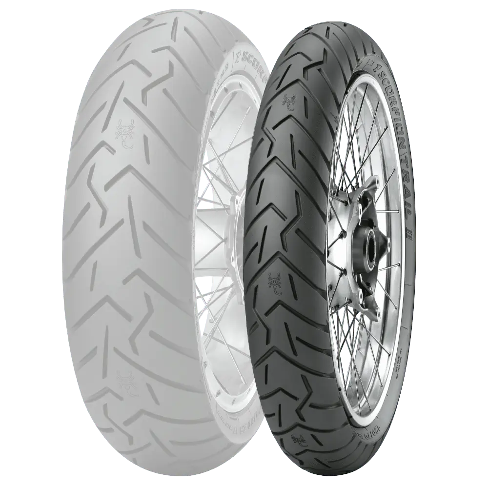 Betzeler Tyres | Motorcycle Tyres - Pirelli Scorpion Trail II Tyre's (Sizes Available- 120/70 ZR17, 190/55 ZR17)